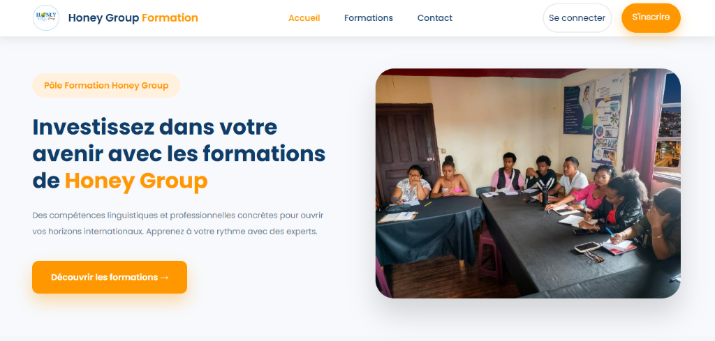 Pôle Formations & Talents – Honey Group Madagascar